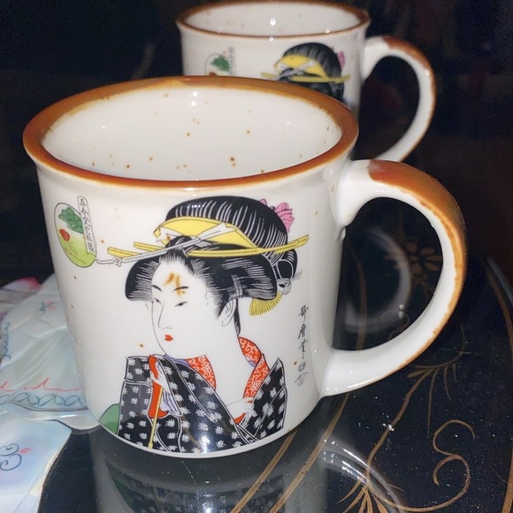 Vintage Set of 6 Japanese coffee/tea cups - Picture 6 of 7